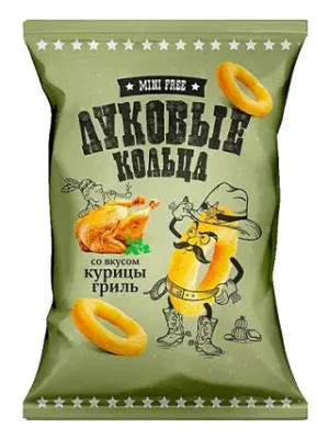 45г Снеки Mini Free Луковые кольца курица гриль